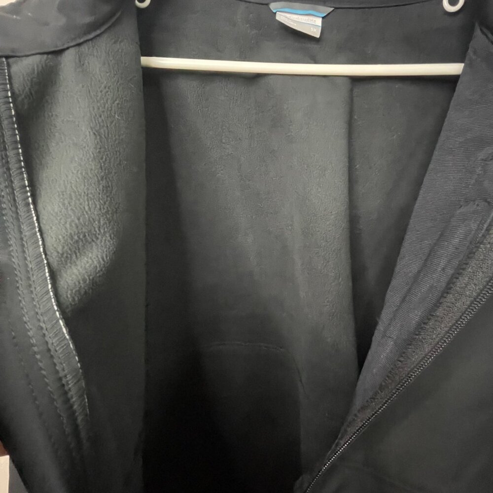Columbia Men's Ascender Softshell Front-zip Jacket 5X MSRP $130 Black New - Picture 13 of 15